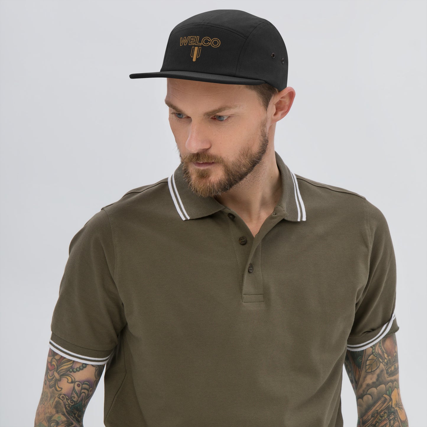 Five Panel Cap Embroidery