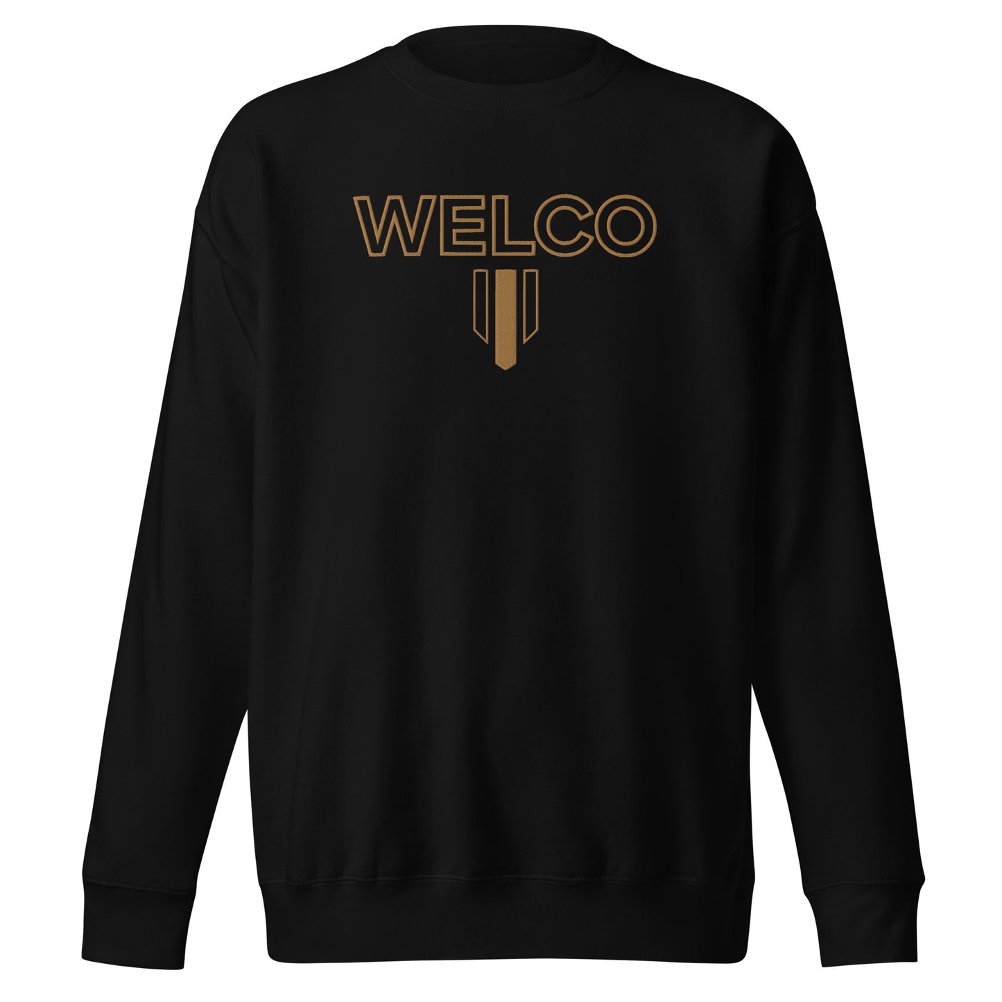 Unisex Premium Sweatshirt Golden Embroidery