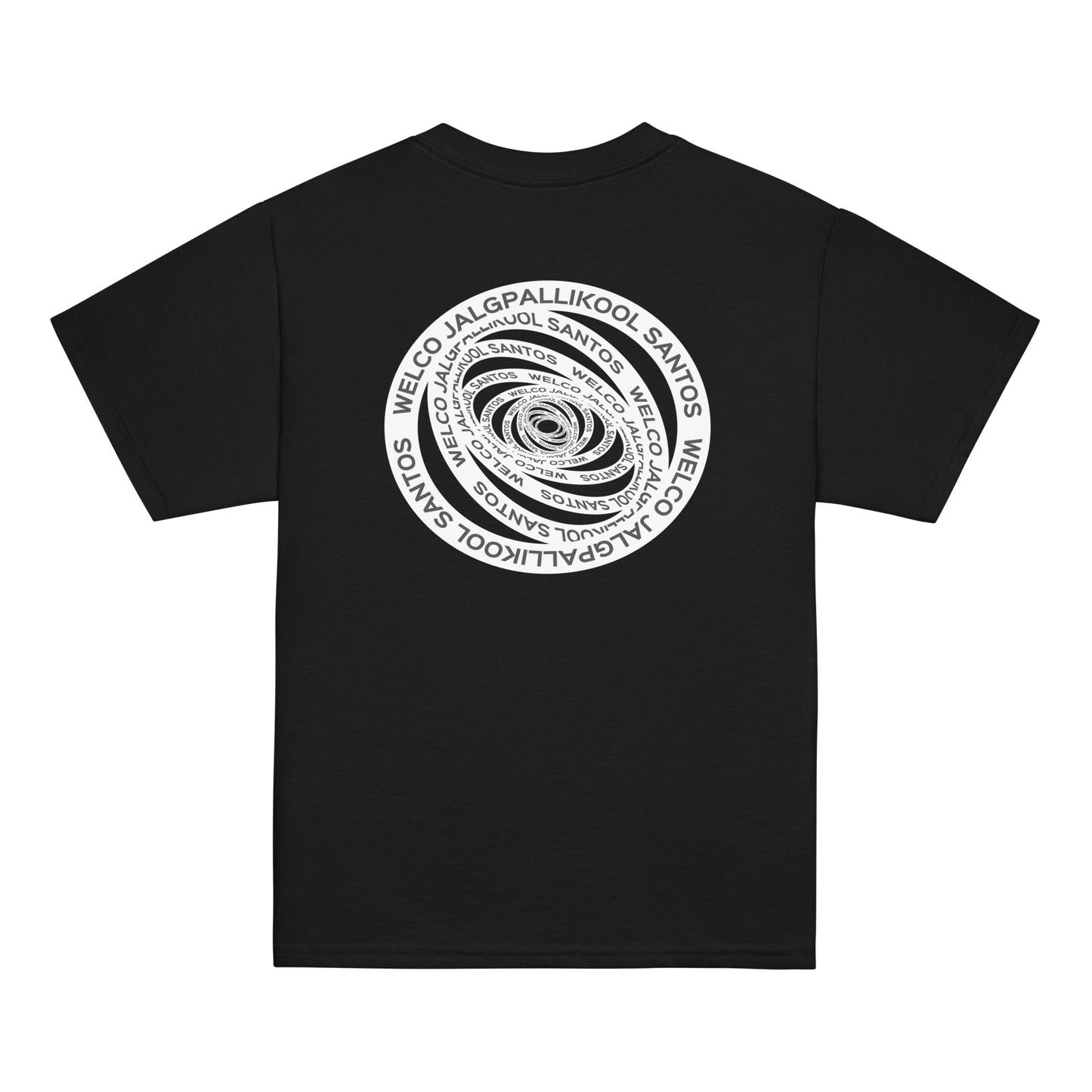 Noorte klassikaline T-särk - White Spiral