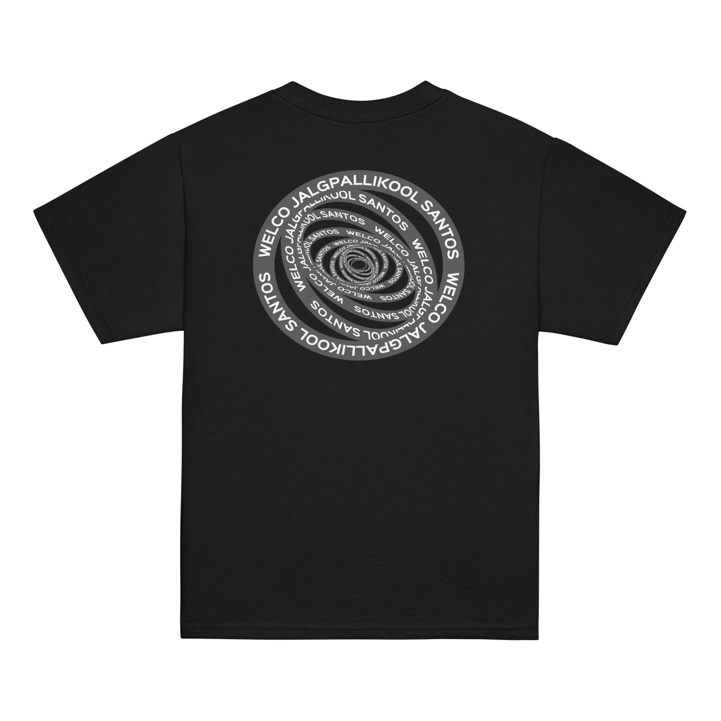 Noorte klassikaline T-särk - Black Spiral