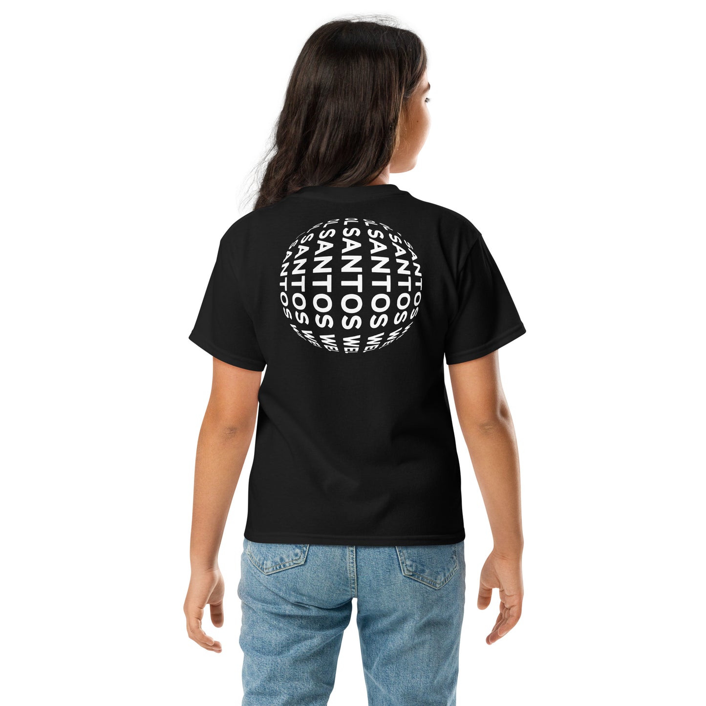 Noorte klassikaline T-särk - White Sphere