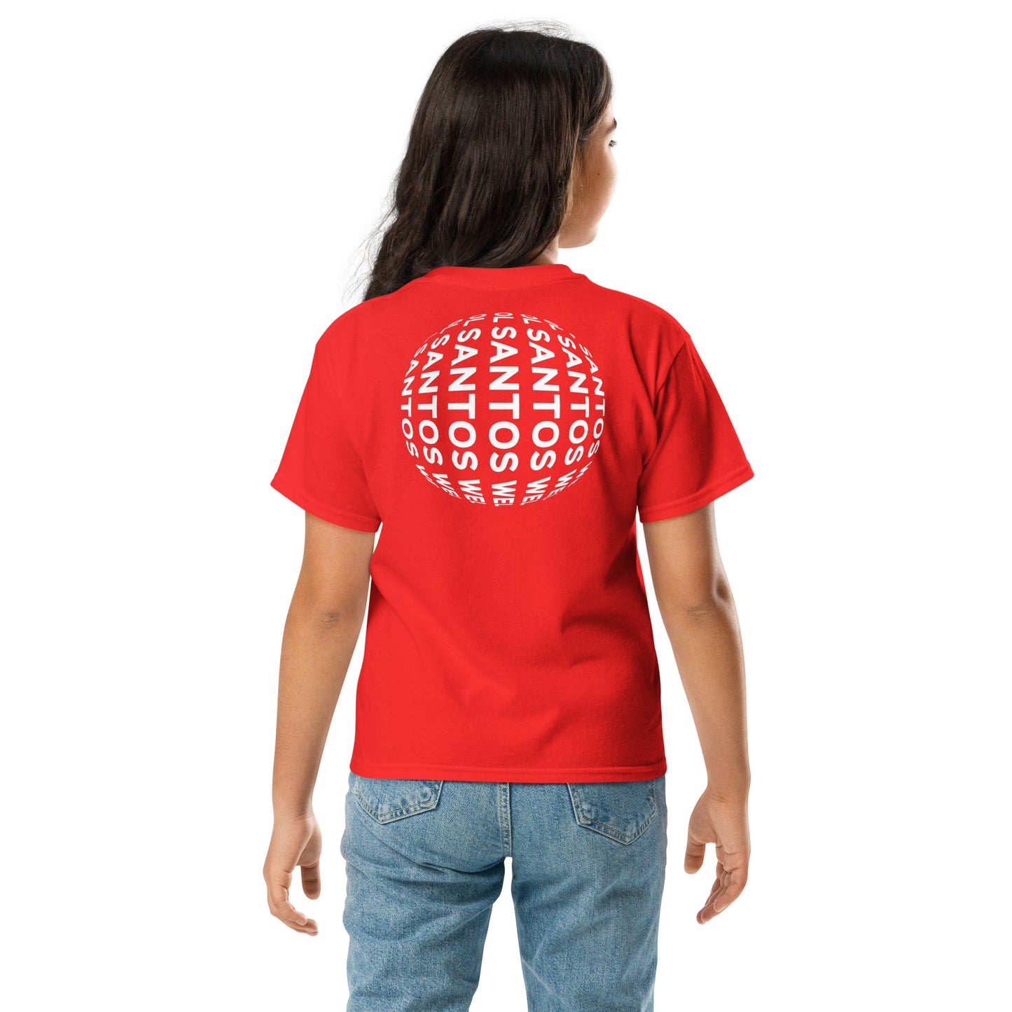 Noorte klassikaline T-särk - White Sphere