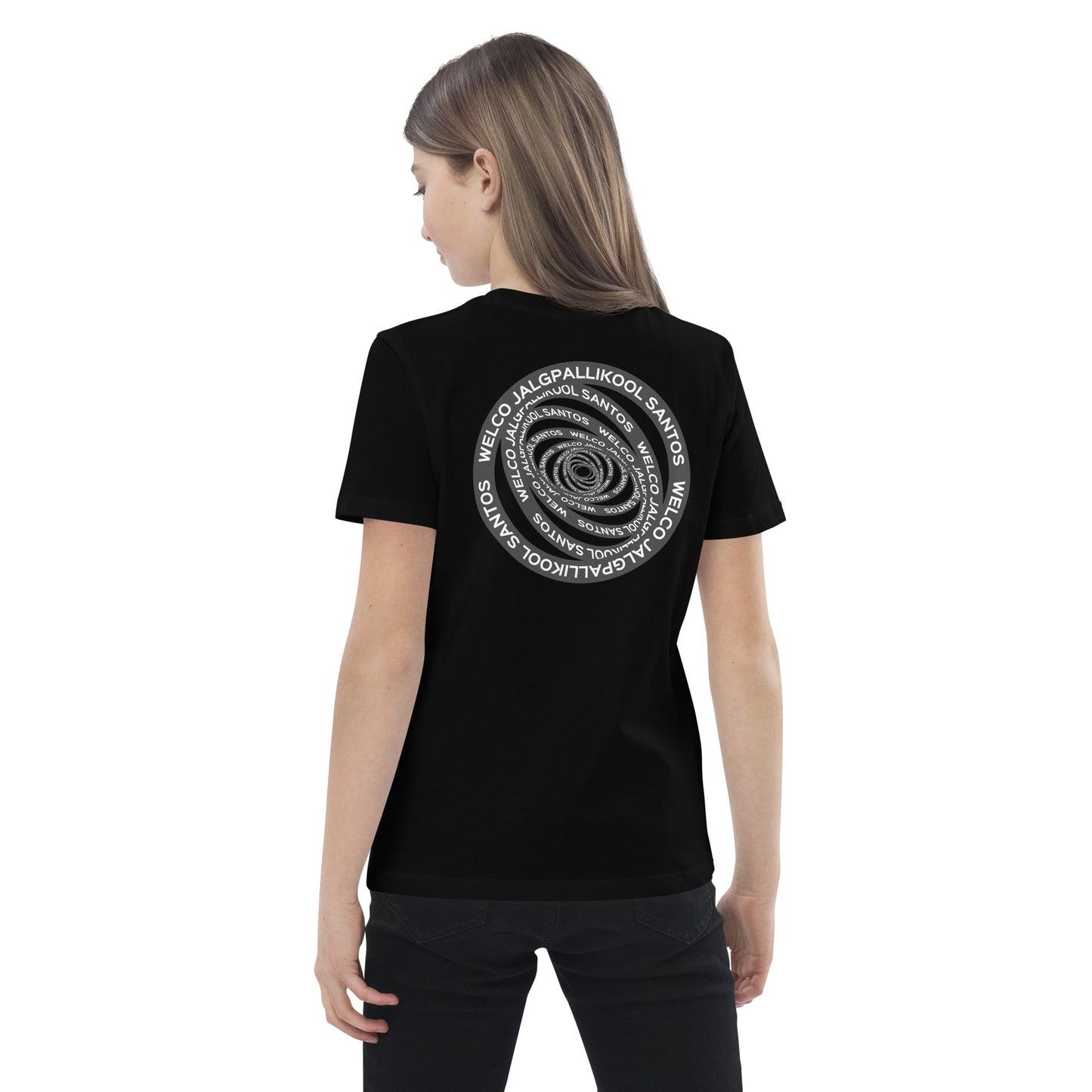 Organic cotton kids t-shirt Spiral