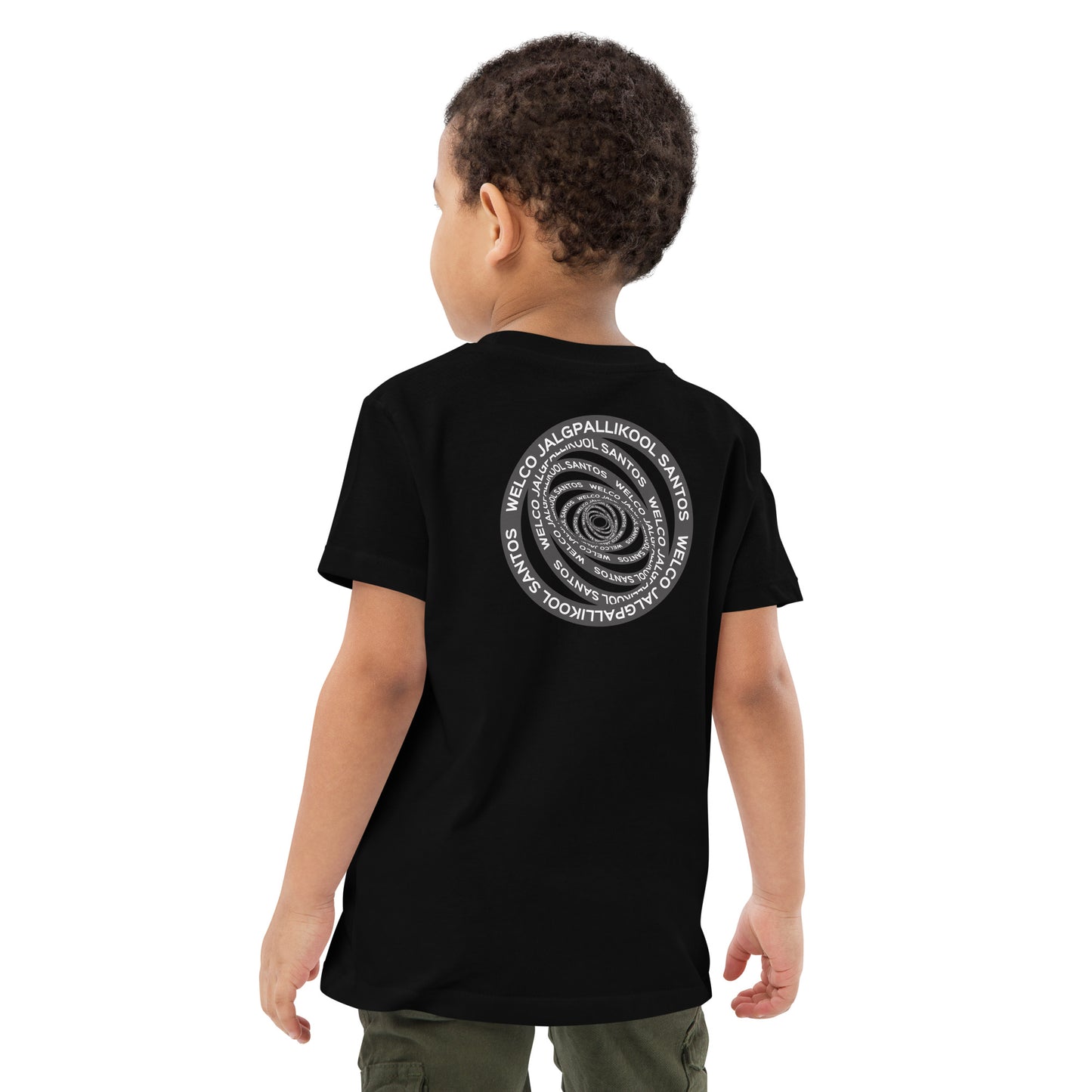 Organic cotton kids t-shirt Spiral