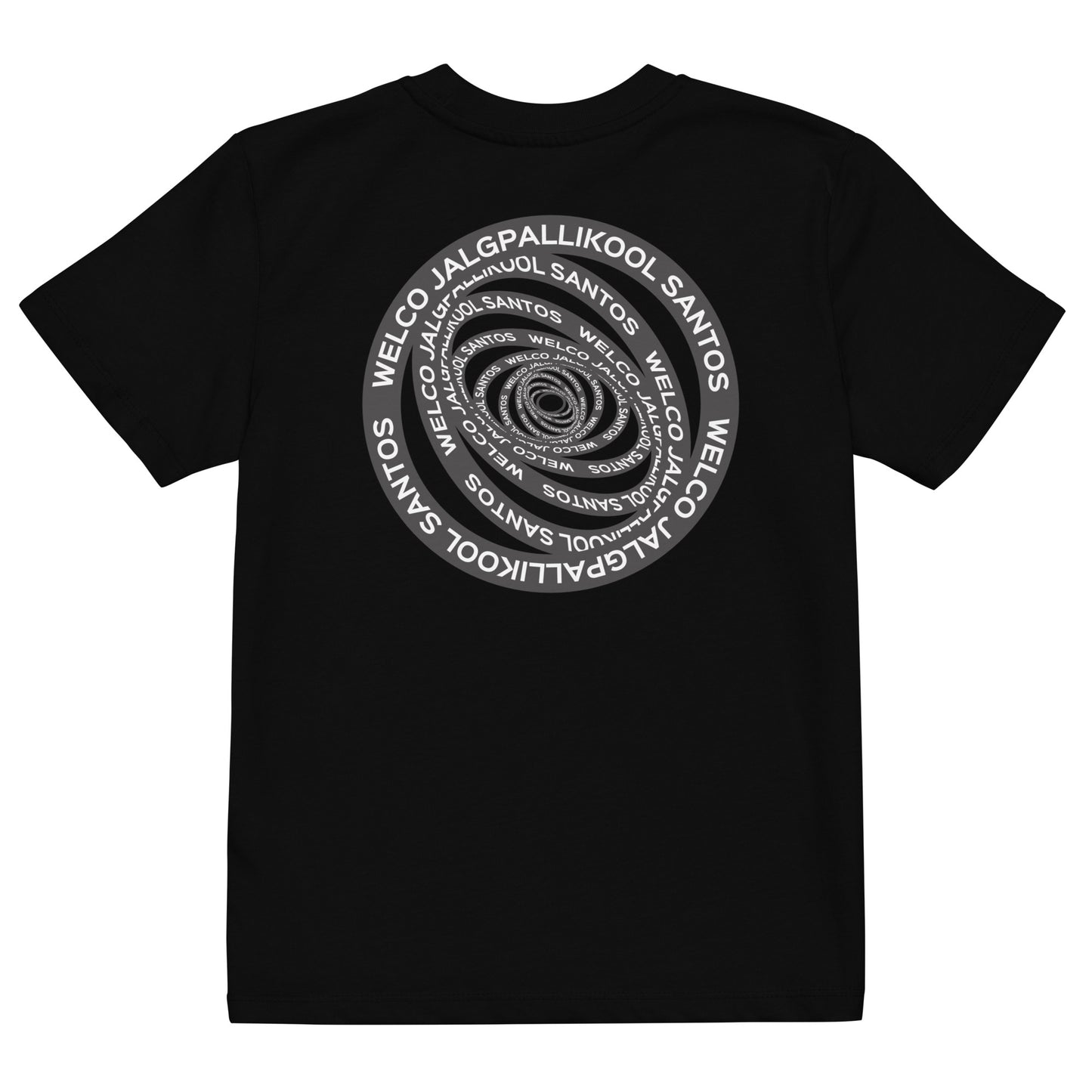 Organic cotton kids t-shirt Spiral