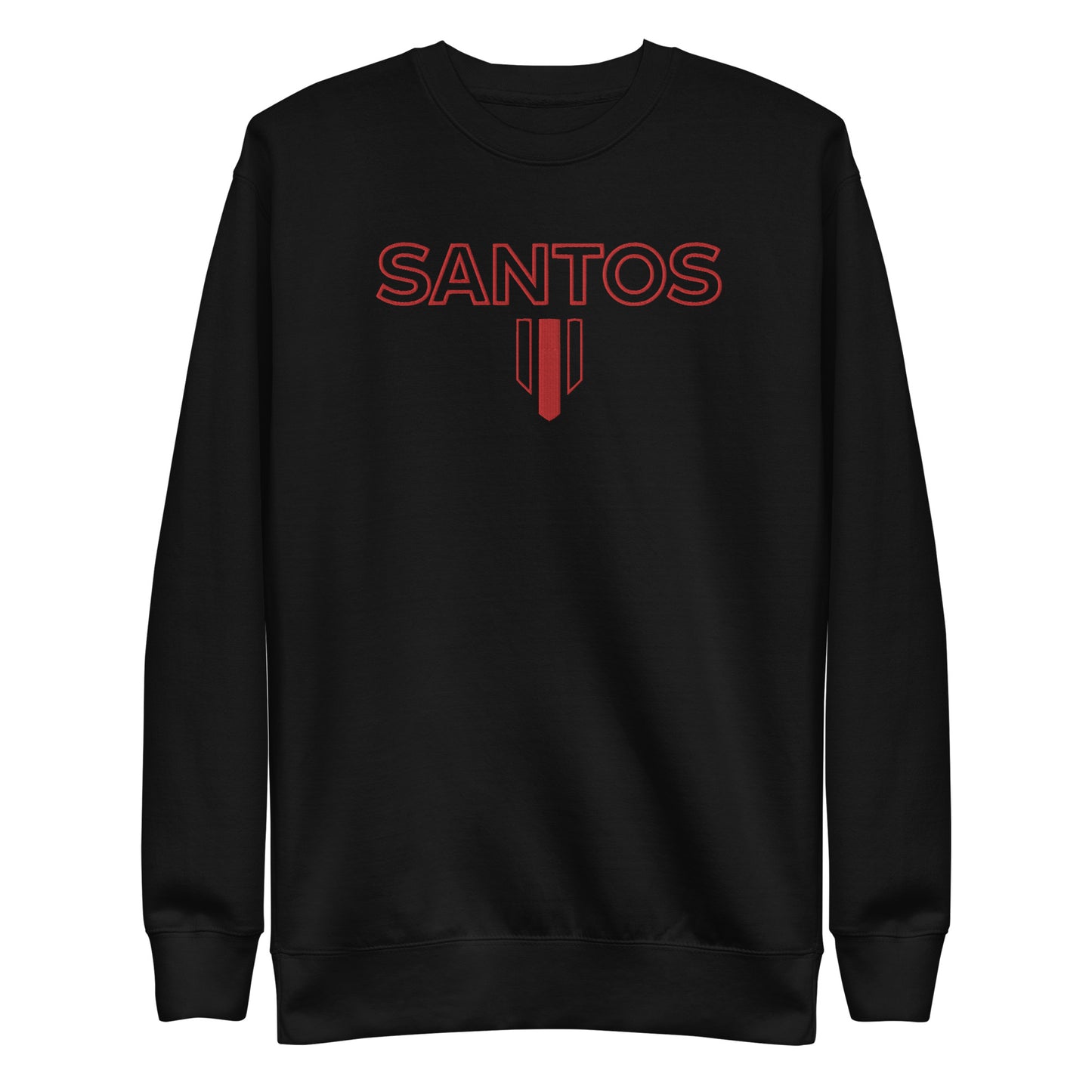 Unisex Premium Sweatshirt Red Embroidery