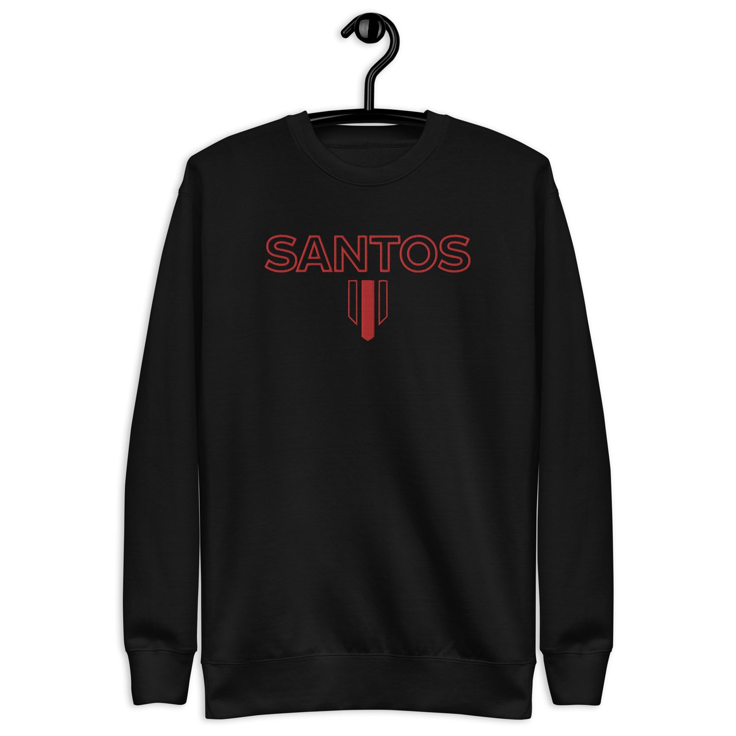 Unisex Premium Sweatshirt Red Embroidery