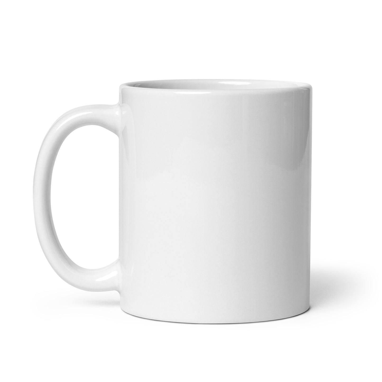 White glossy mug Santos