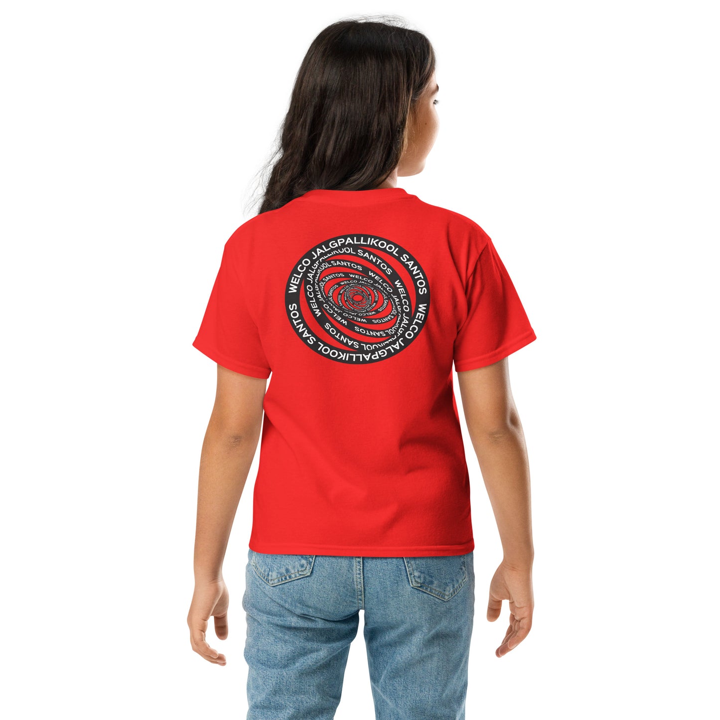 Youth classic tee Black Spiral