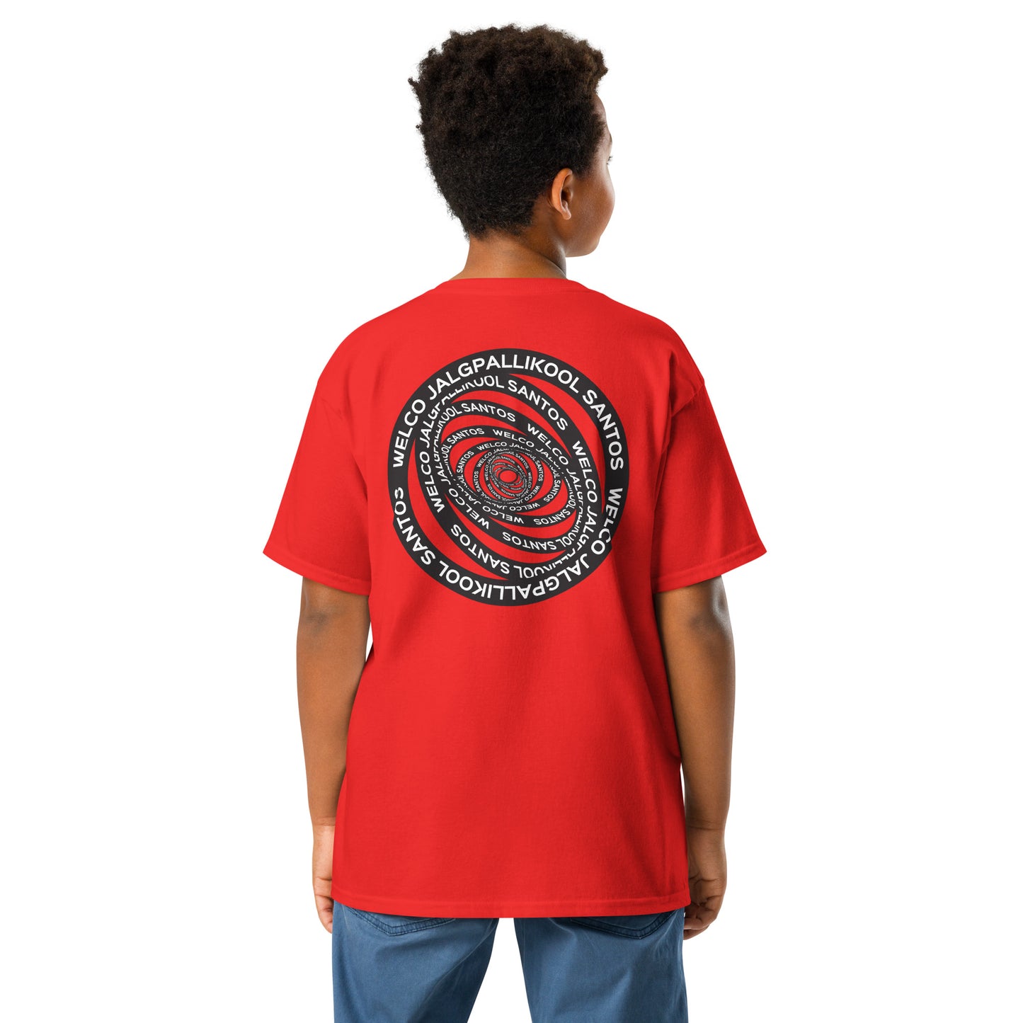 Youth classic tee Black Spiral